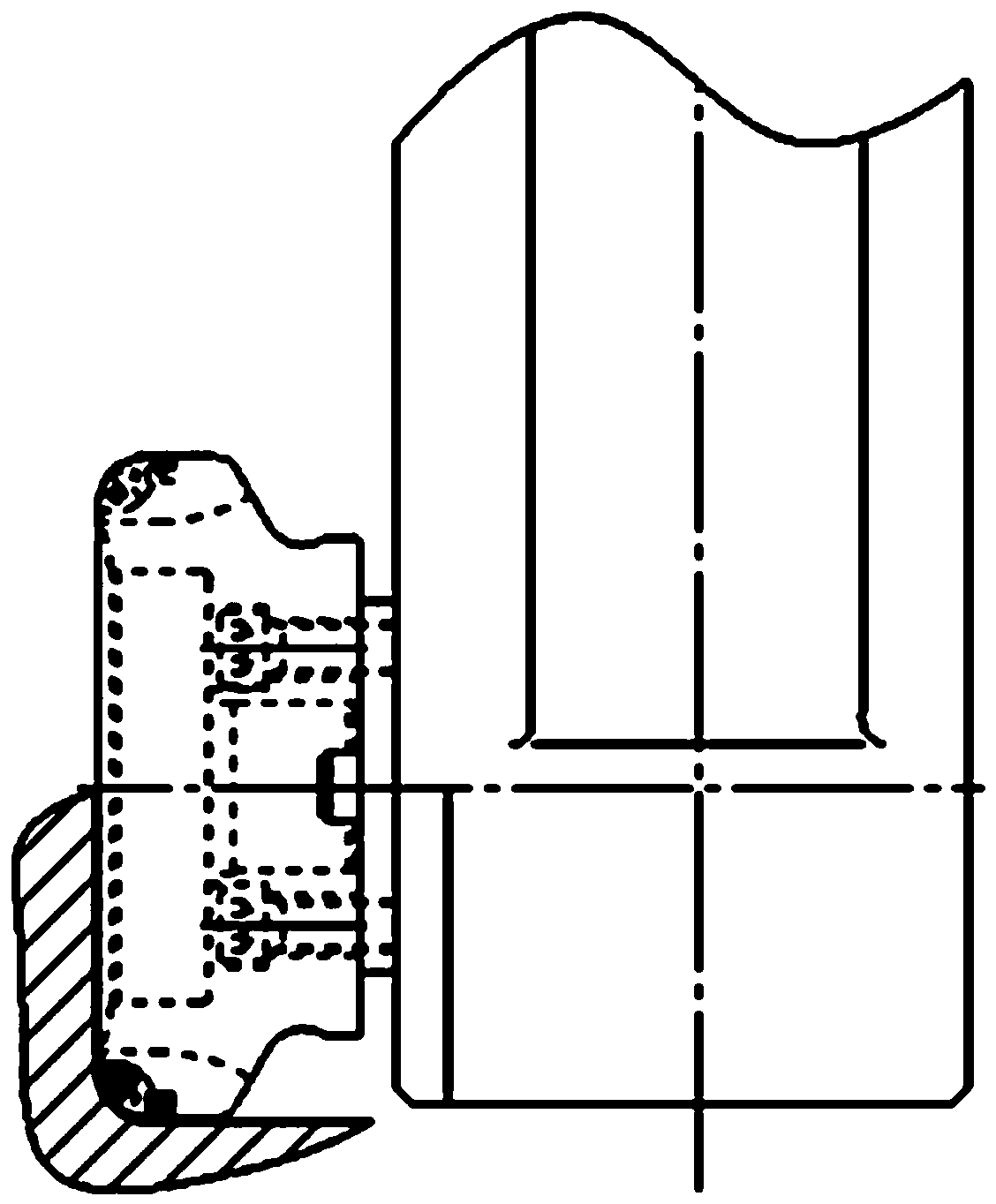 A processing method for fuselage hafur surface