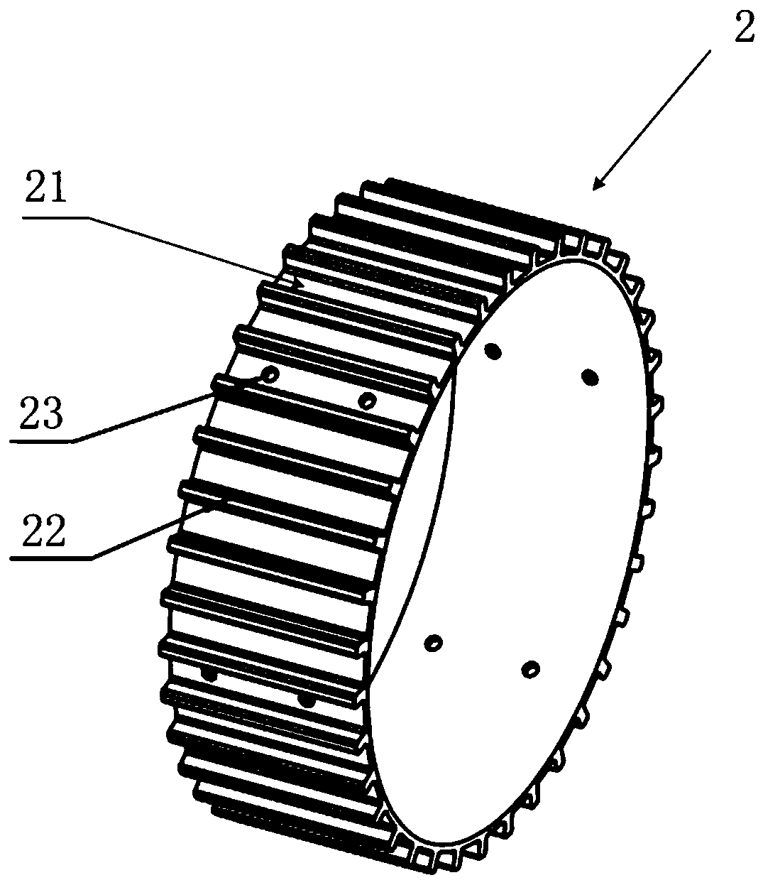 Active heat dissipation joint and bionic robot comprising same