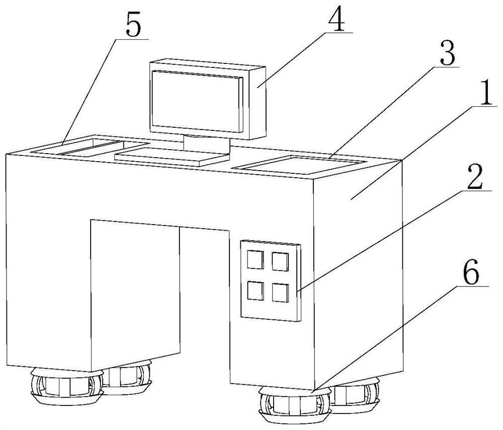 Shockproof workbench of high-precision instrument for laboratory