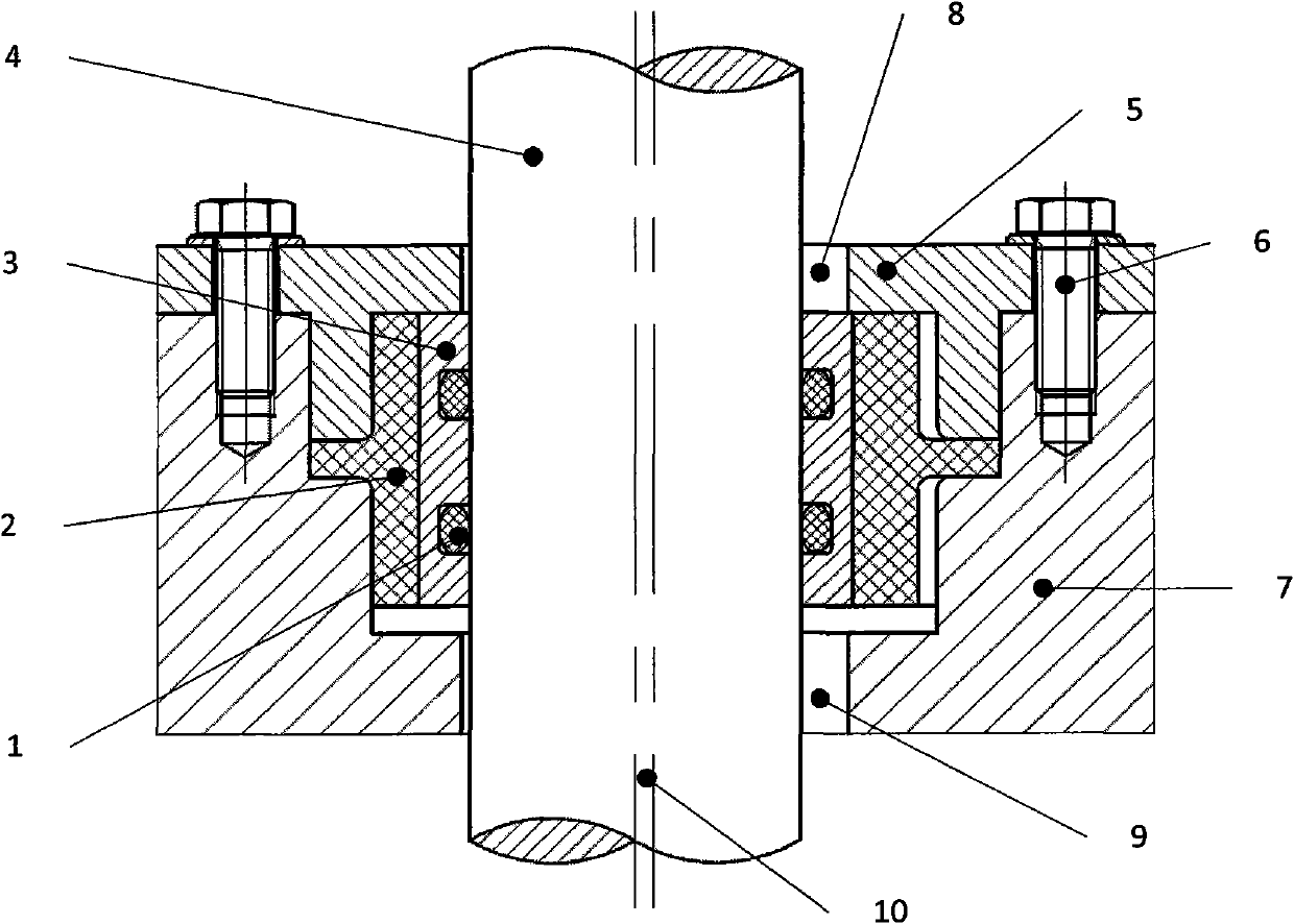 Floating shaft lever sealing structure