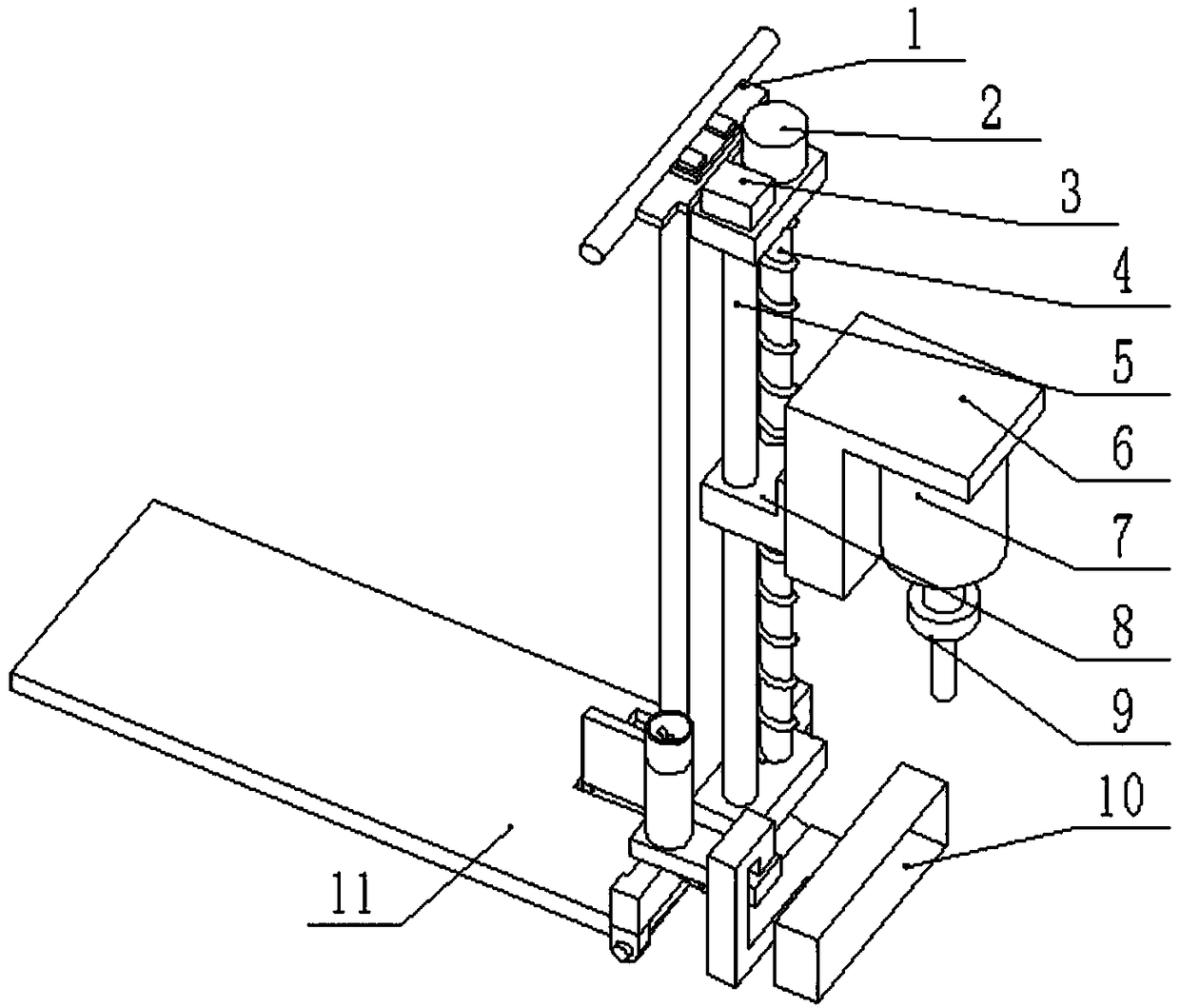 Environment-friendly automatic drilling device