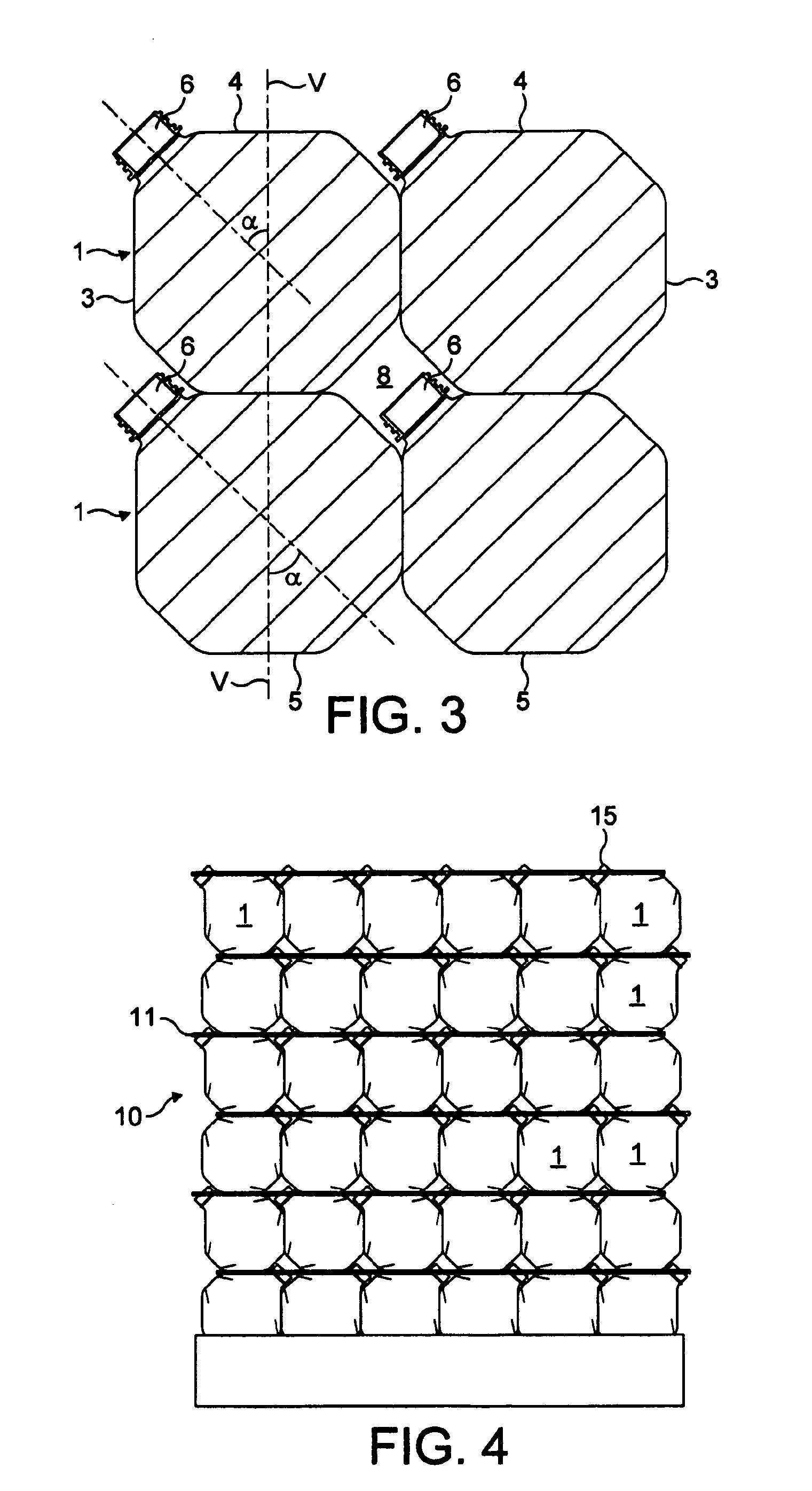 Stackable package and a packaging assembly made therewith