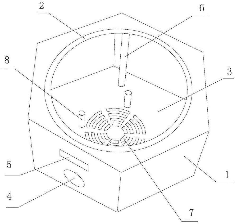 Housing for induction cooker or radiant cooker