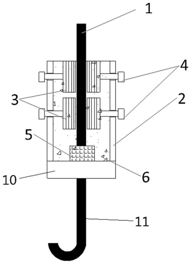 Energy consumption connecting joint of shear wall