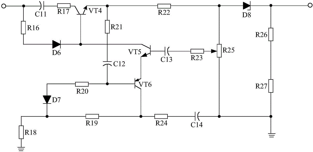 Constant-current power supply based on triode voltage stabilizing circuit