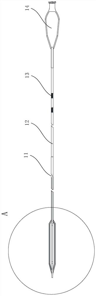 Drug-loaded double-layer spinous process balloon catheter