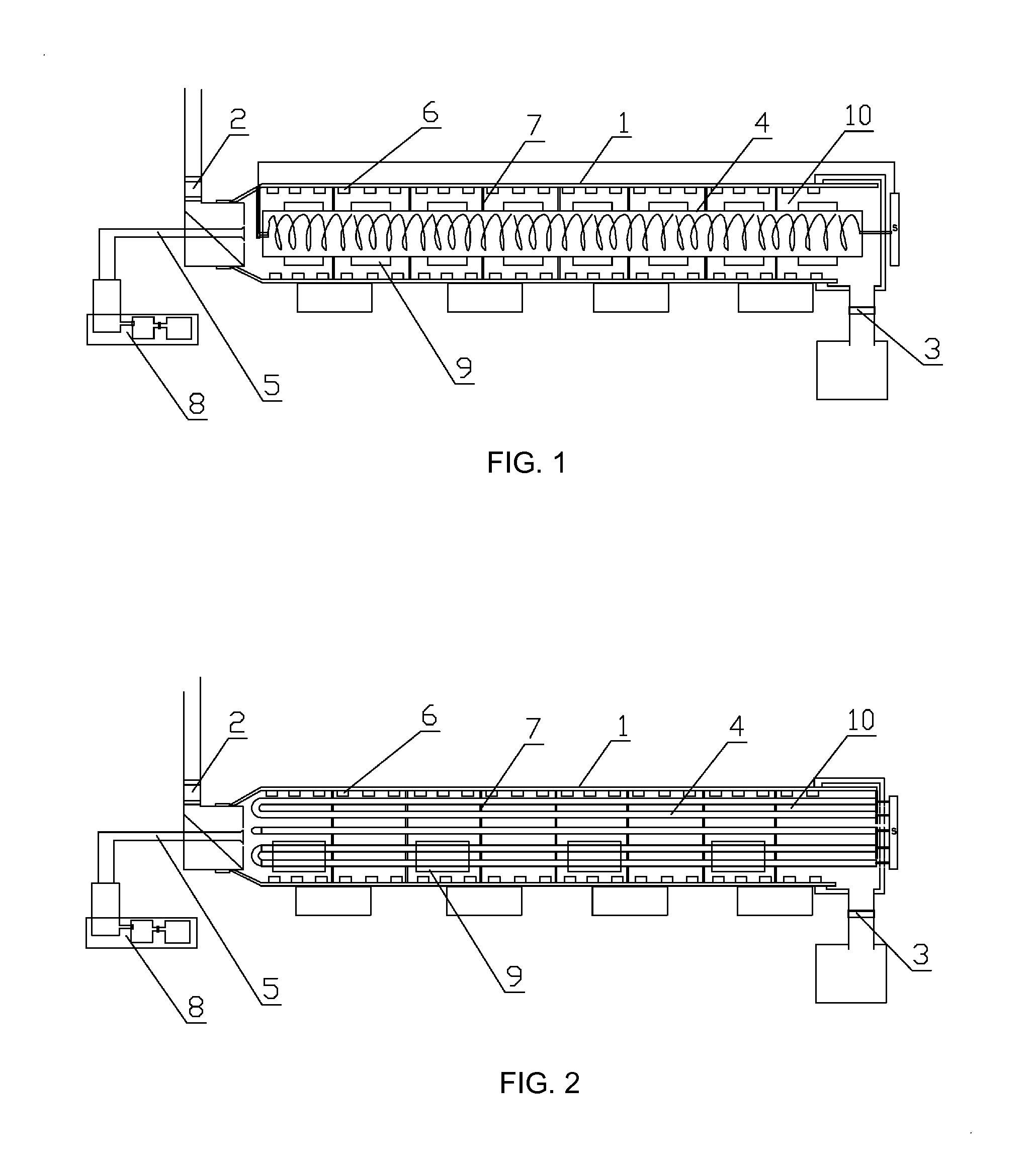 Electrical heating coal material decomposition apparatus