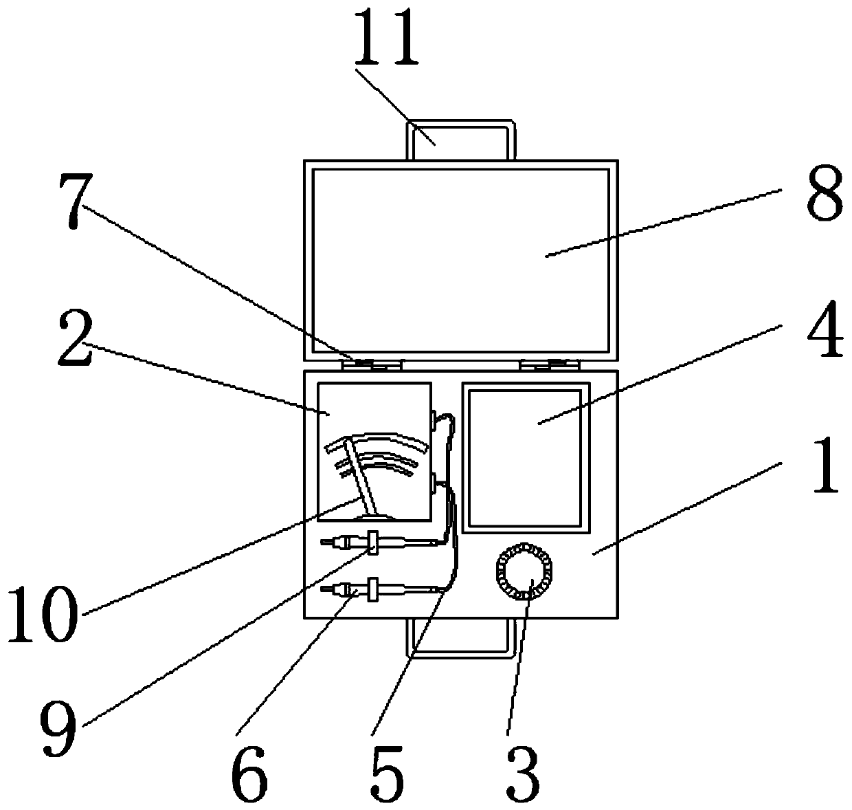 Size detection equipment for AC motor spindle and detection method of size detection equipment