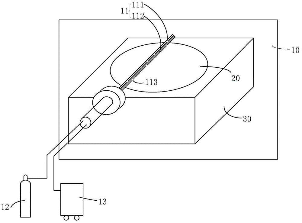 Wafer chuck cleaning system used for lithography machine and cleaning method thereof