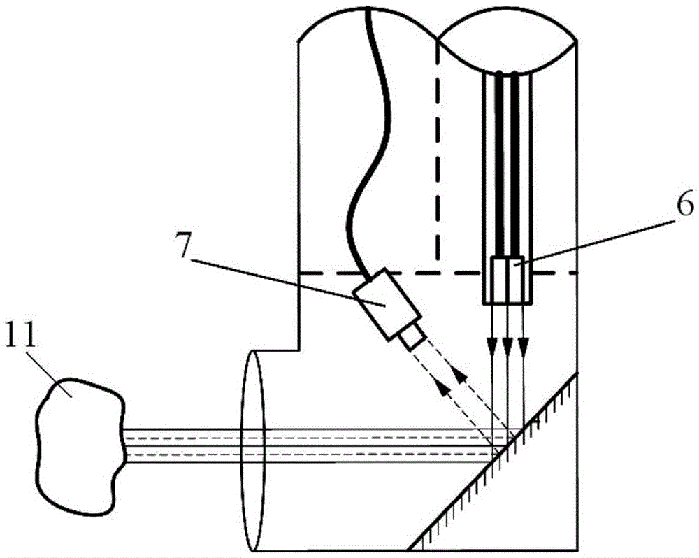 Optical fiber white-light interferometry endoscope three-dimensional measurement system
