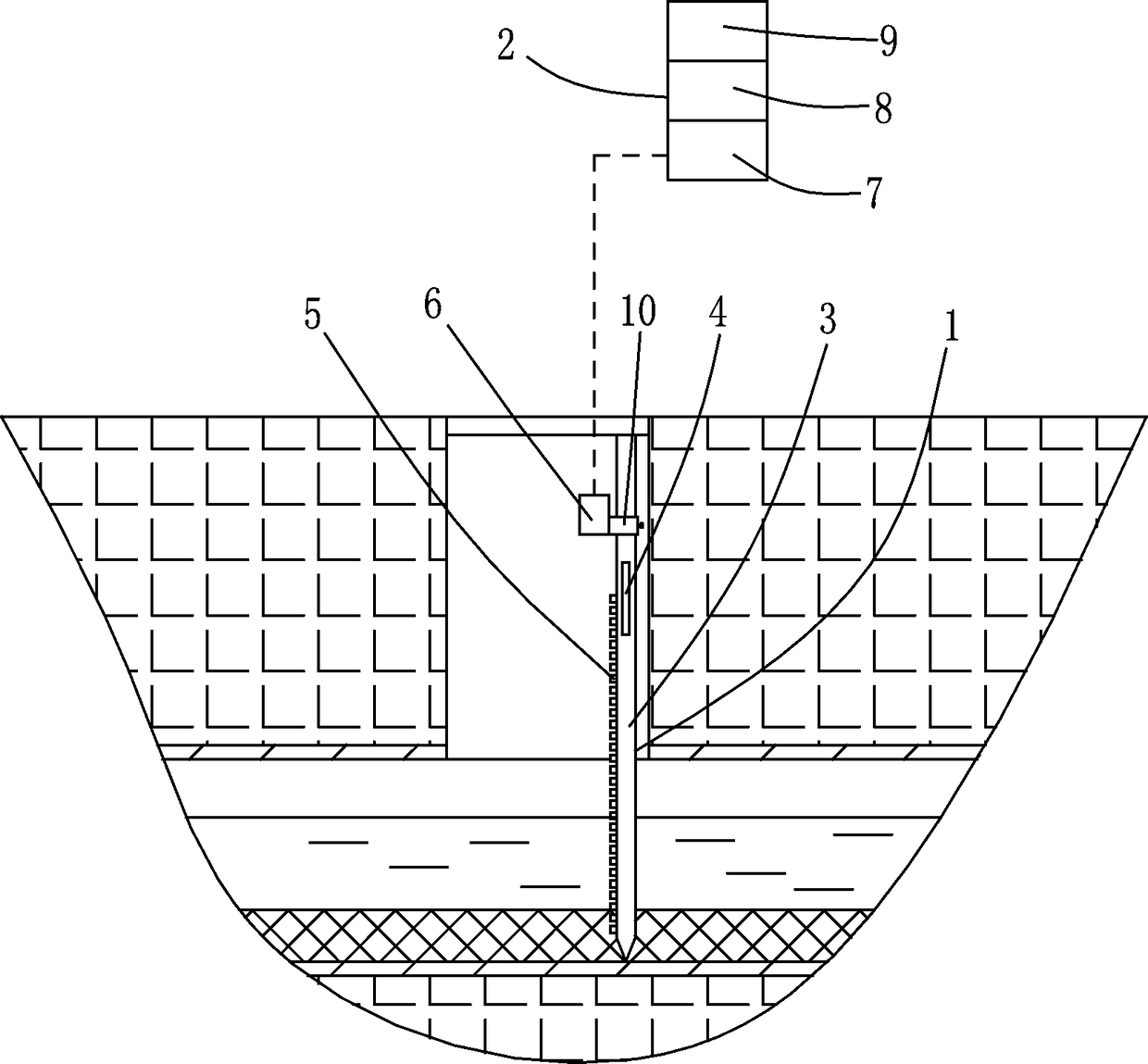 Municipal sewage discharging pipe network detection device and detection method thereof