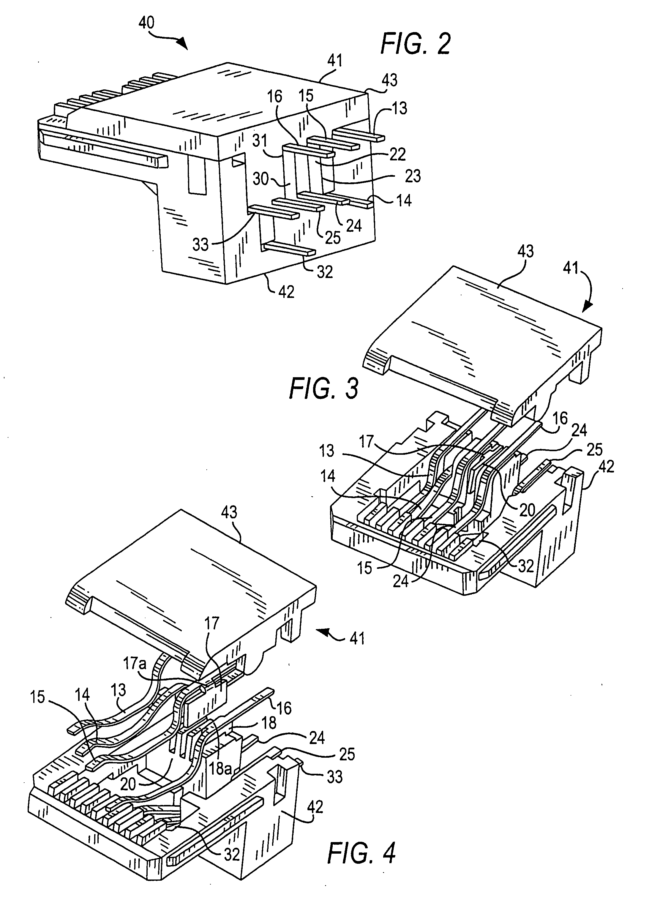 High performance, high capacitance gain, jack connector for data transmission or the like