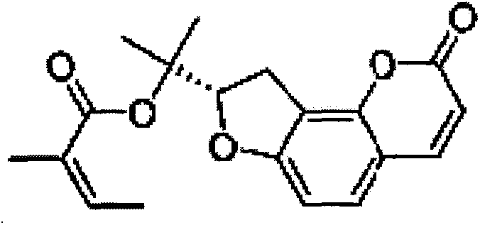 Use of columbianadin as agricultural insect antifeedant and pesticide