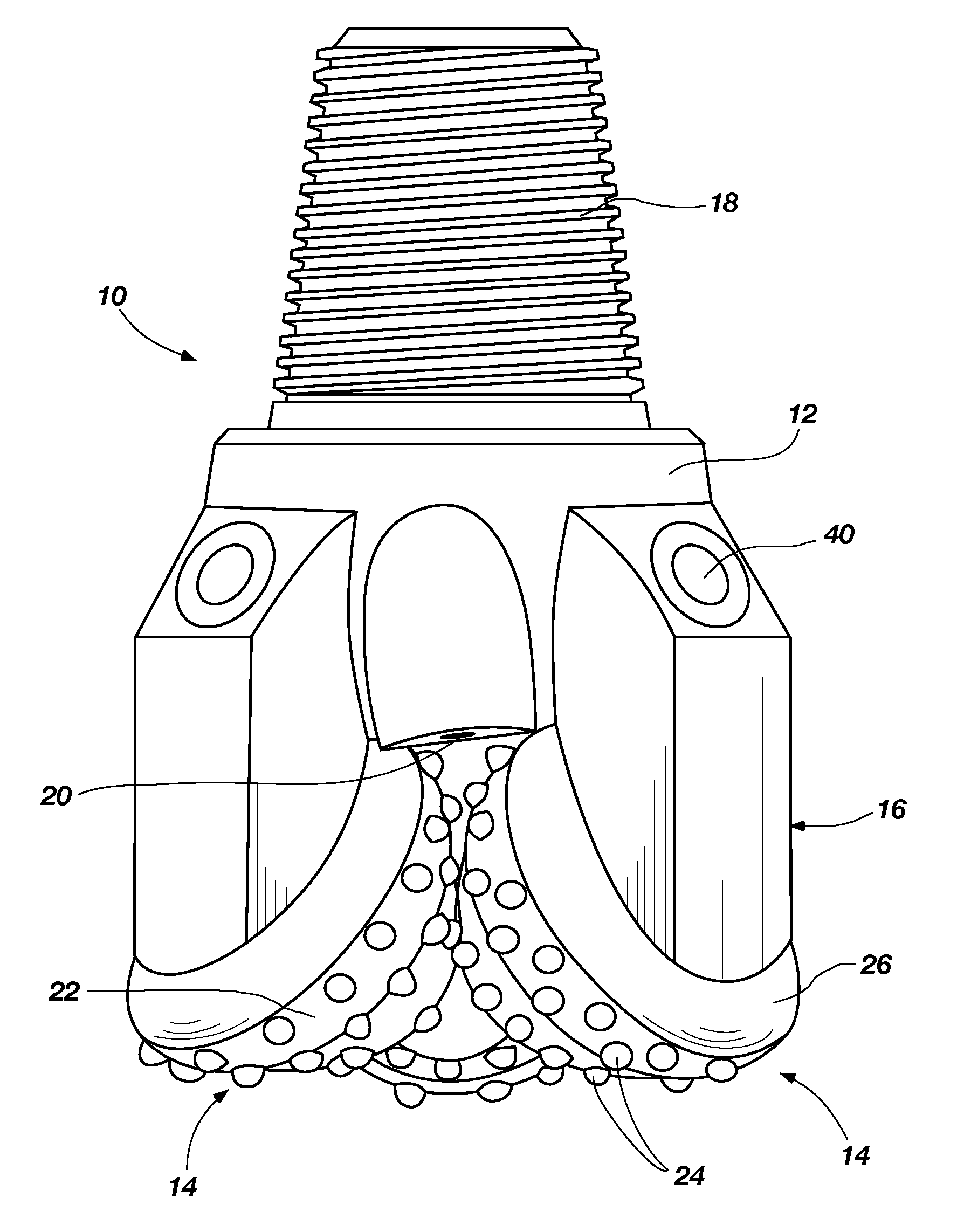 Method of selectively adapting material properties across a rock bit cone