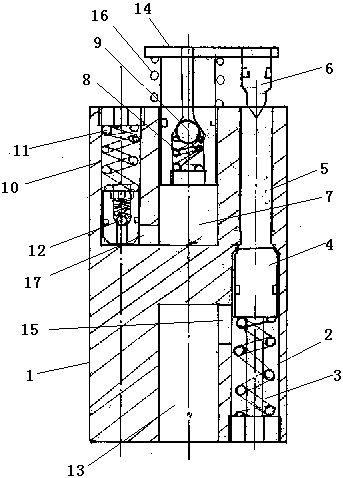 A continuous reversing valve for one-way pipe string in layered oil production