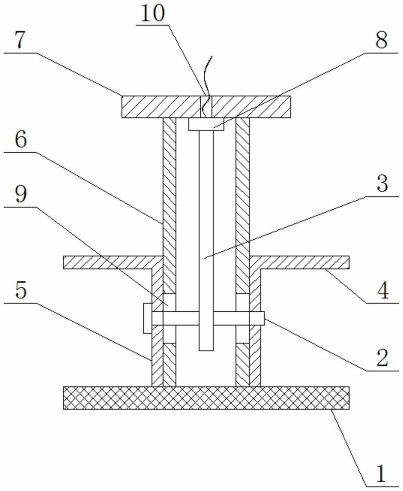 Frost heave stress detection device and detection method thereof