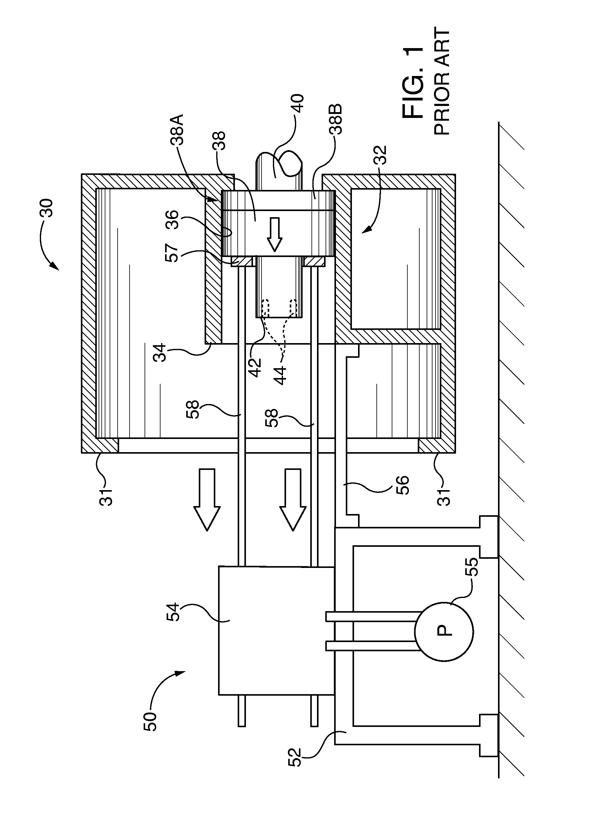 Gas turbine shaft bearing system service tool and bearing system service method