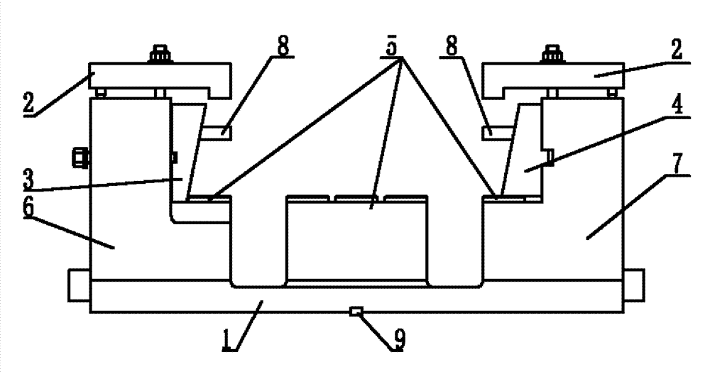 Blade positioning and clamping device used for processing blade root of tenon tooth