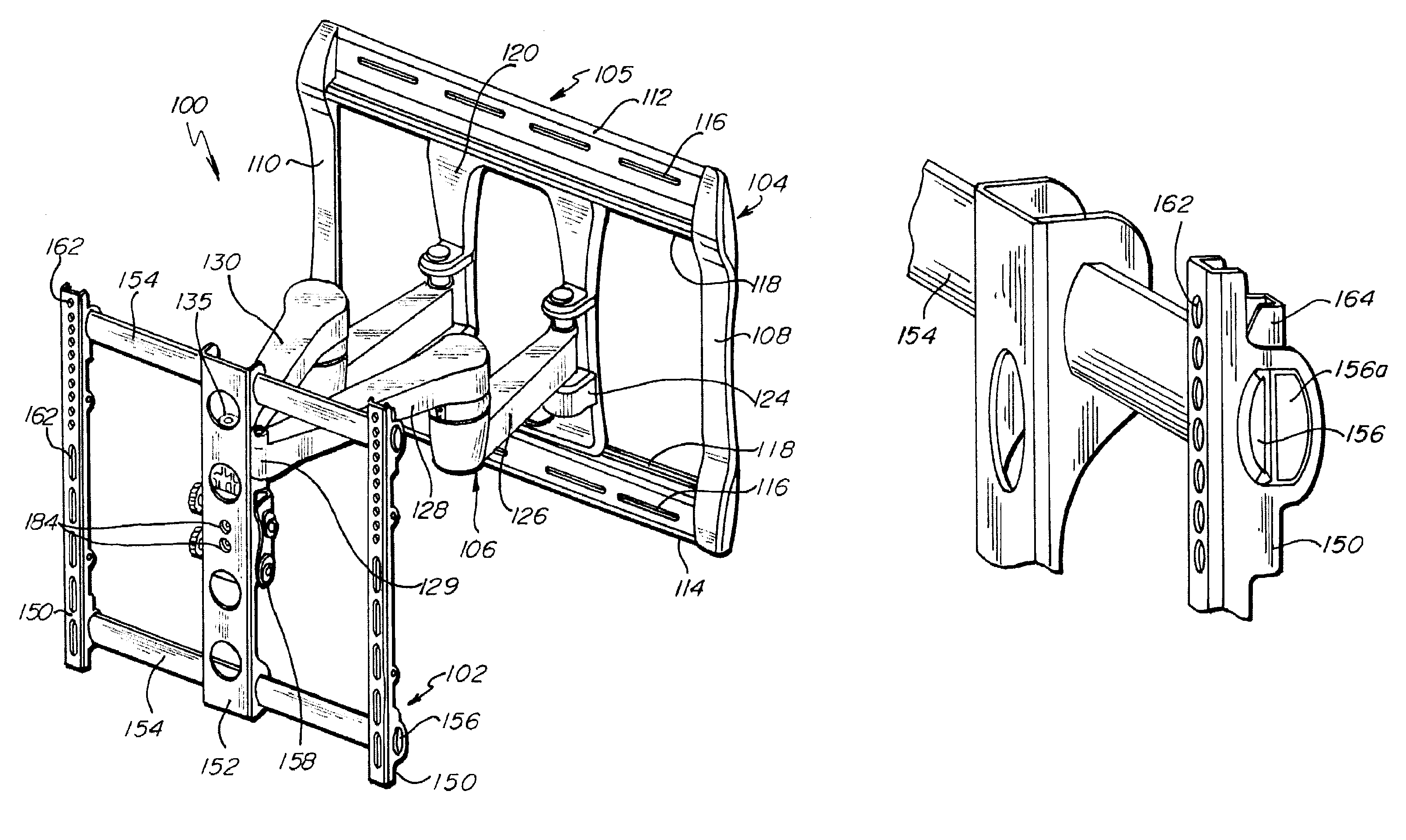 Flat panel display mount