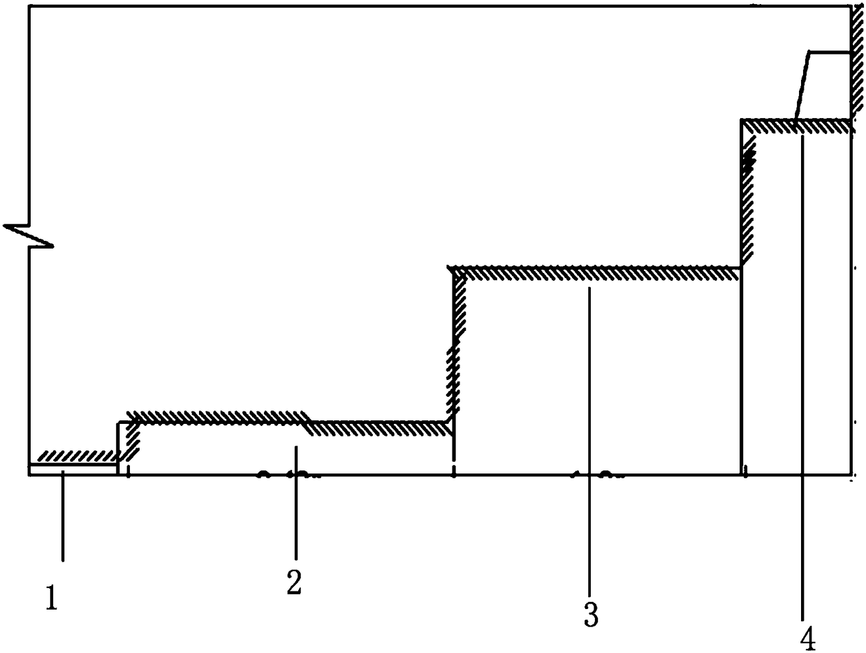 Loess tunnel micro-step construction method