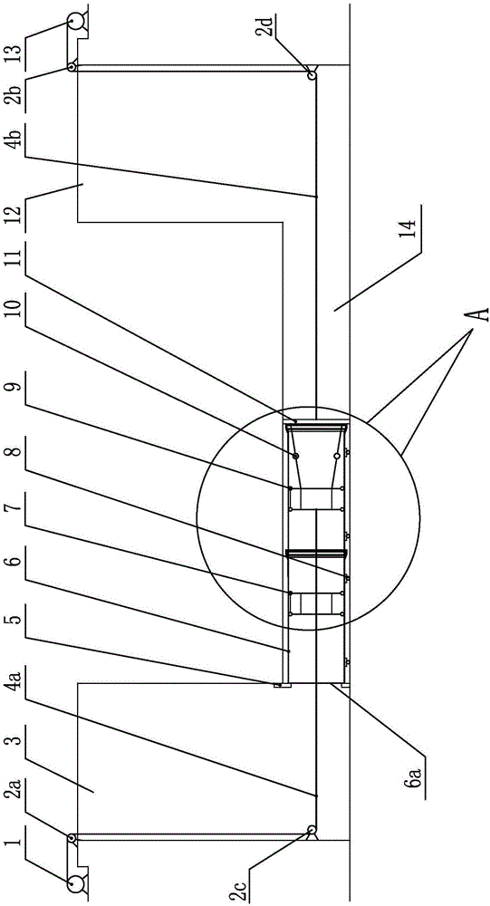 Large-diameter pipeline installation device and pipeline installation method utilizing same