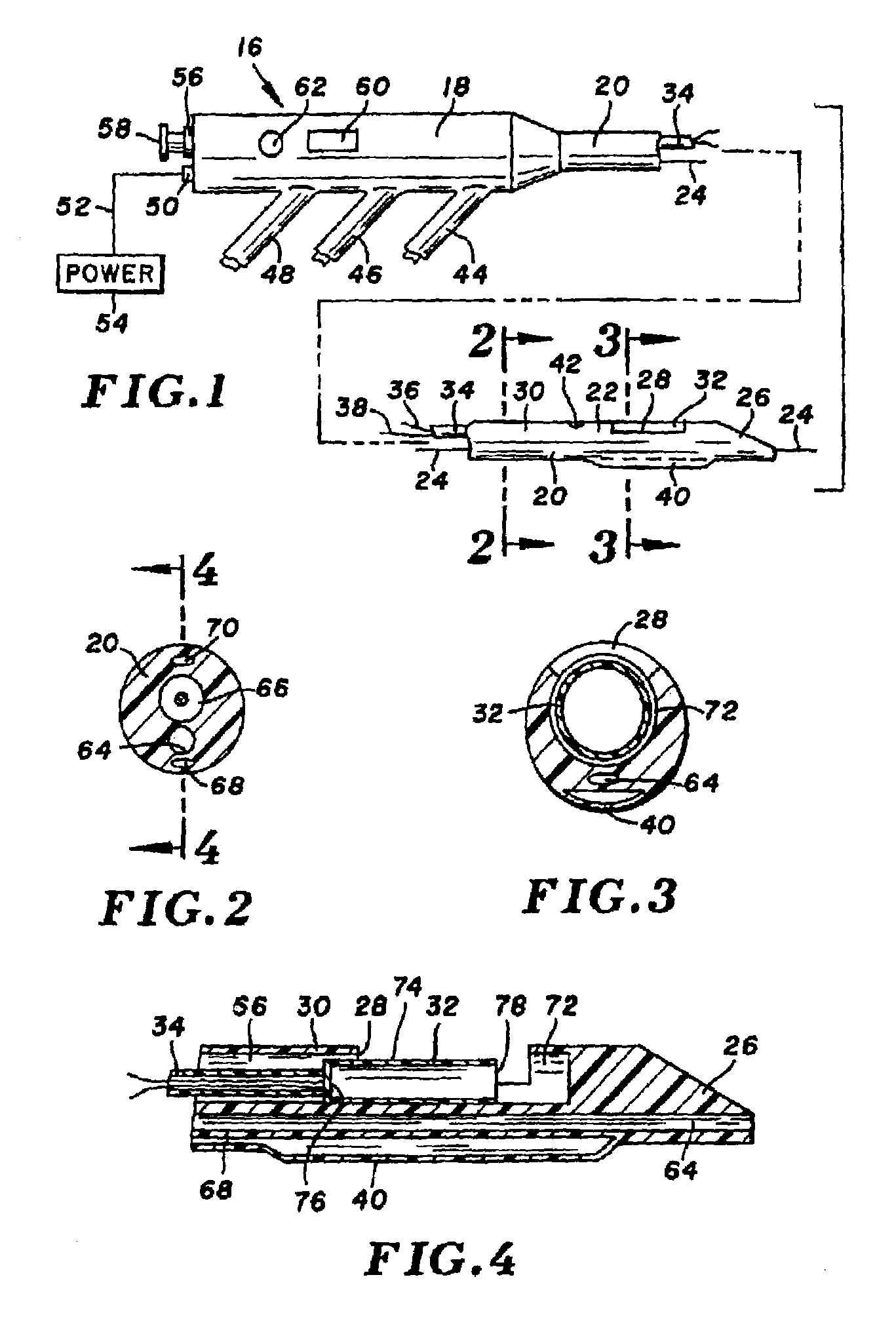 Tissue heating device and RF heating method with tissue attachment feature