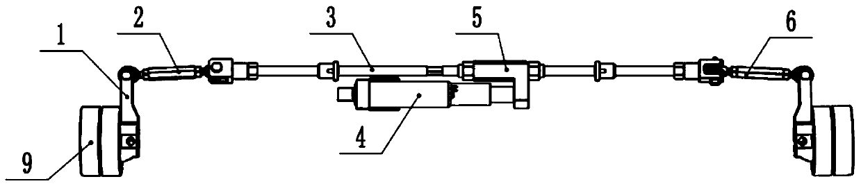 Bearing vehicle chassis trolley