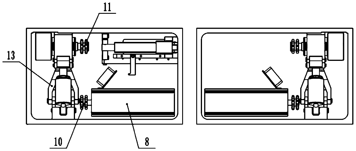 Bearing vehicle chassis trolley