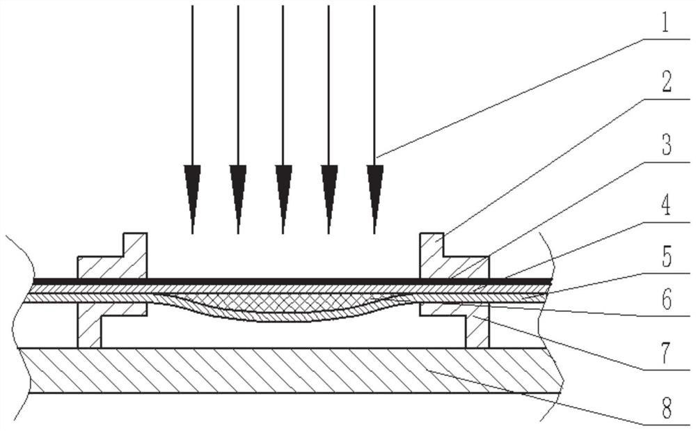 A Laser Shock Thin Plate Glue Rivet Composite Connection Method and Its Application