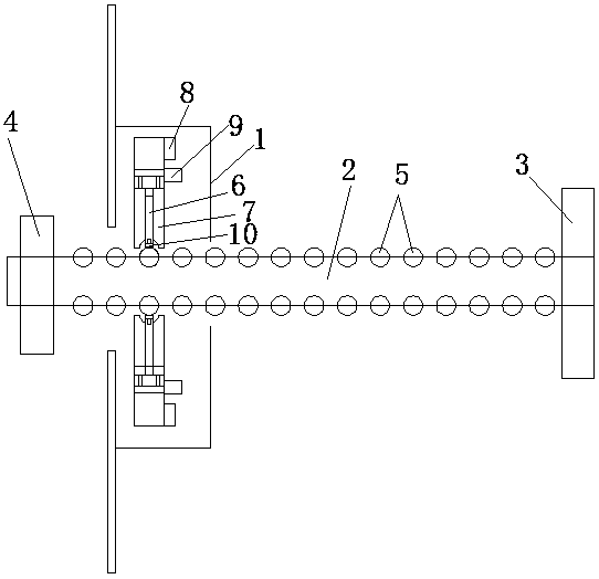 Pneumatic ball door stopper