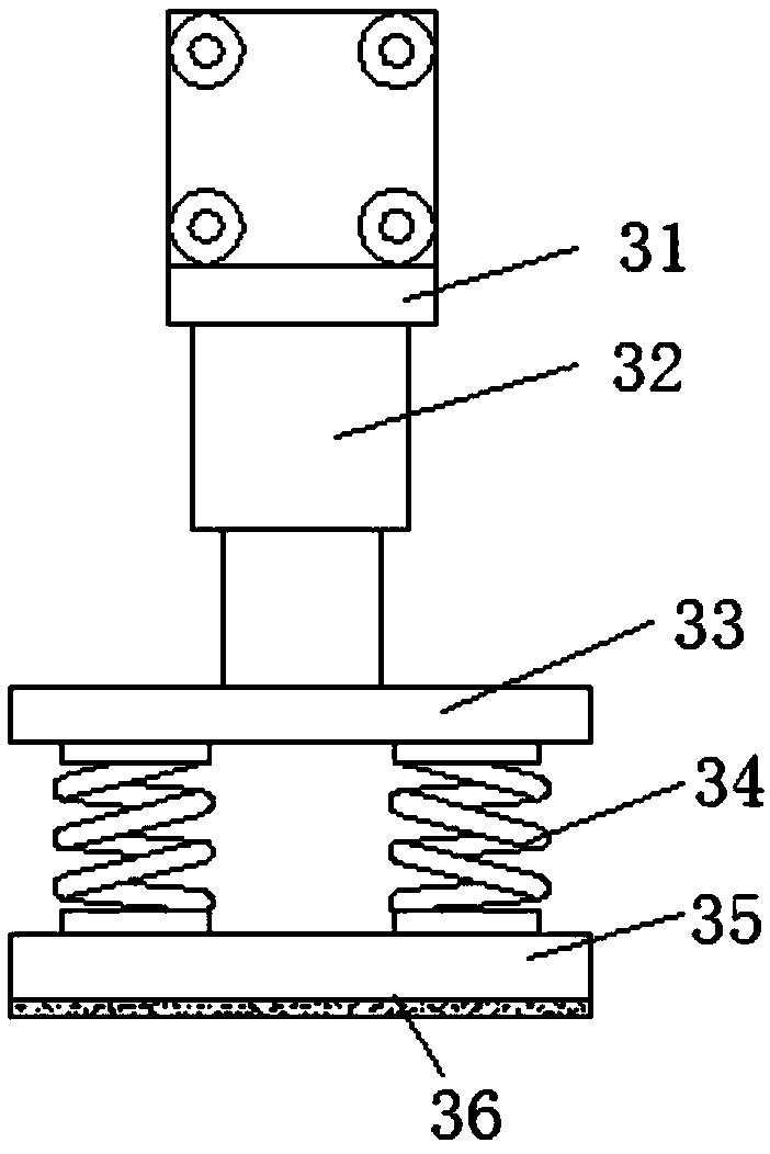 Wrinkle-removing drying device for clothes processing