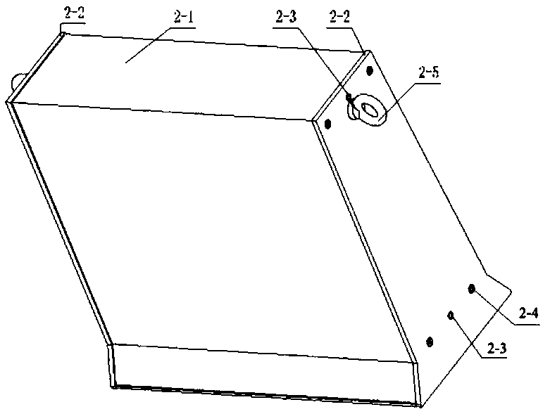 A box-shaped part forming die with grid rib skeleton