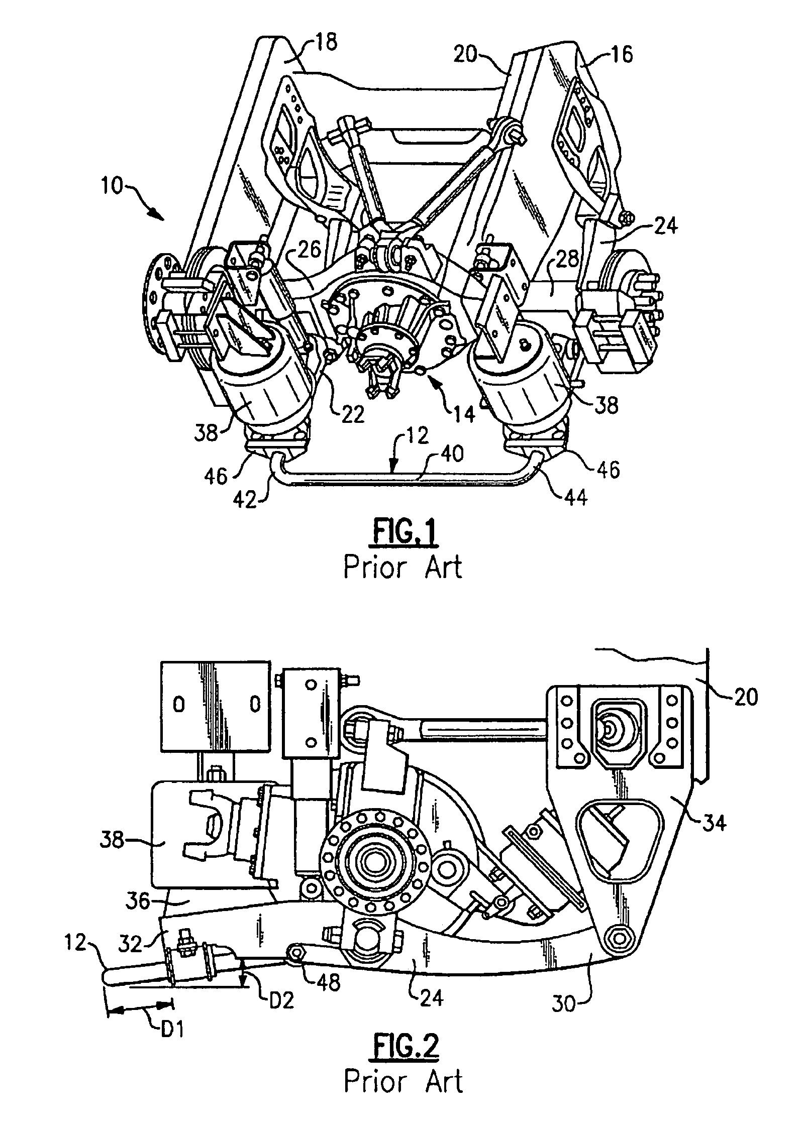 Anti-roll bar and control arm assembly