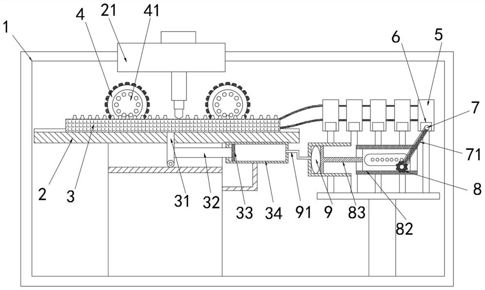 Auxiliary device for sewing double-layer clothes for sewing machine