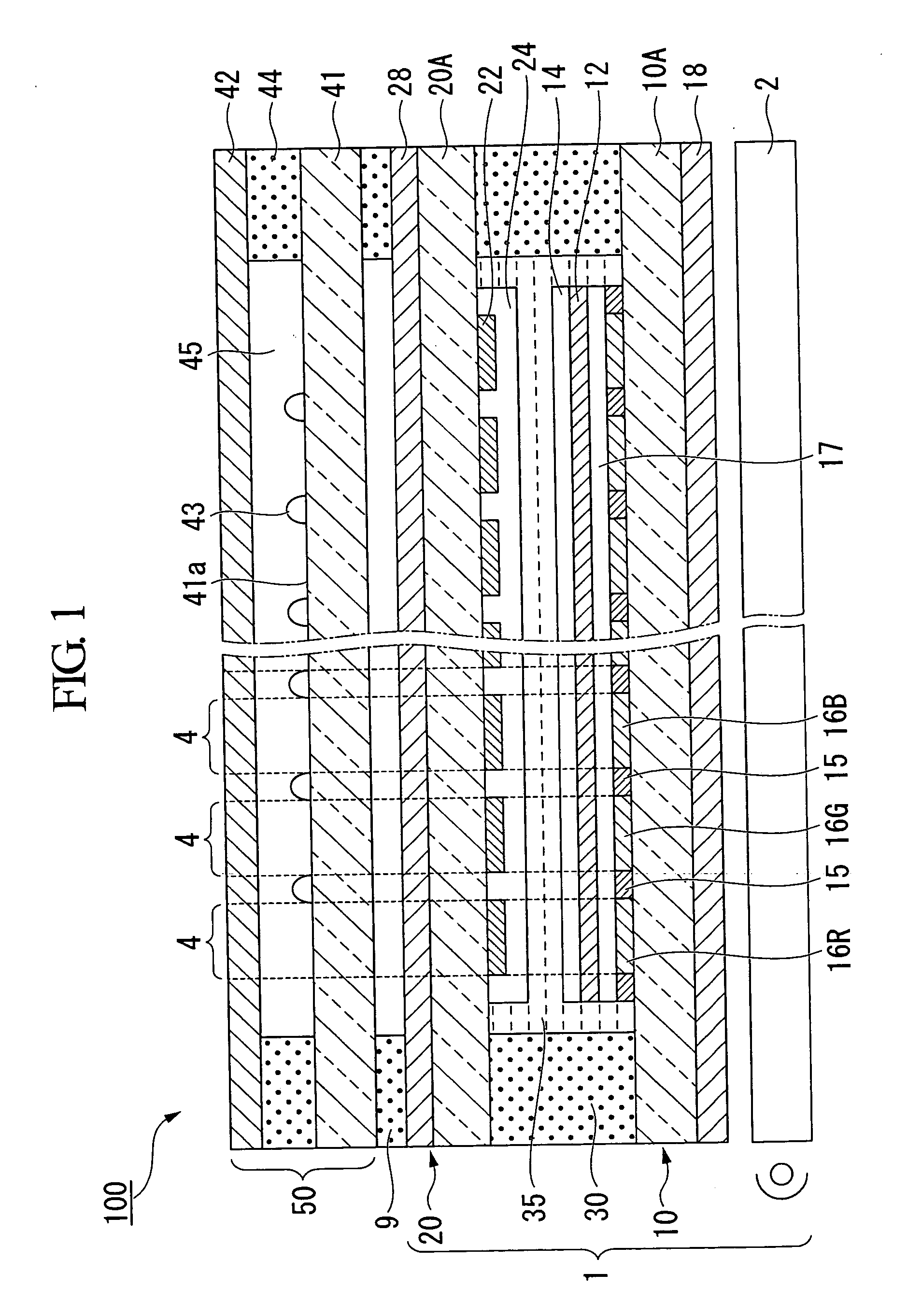 Touch panel, method for detecting touch input position, electro-optic device, and electronic device