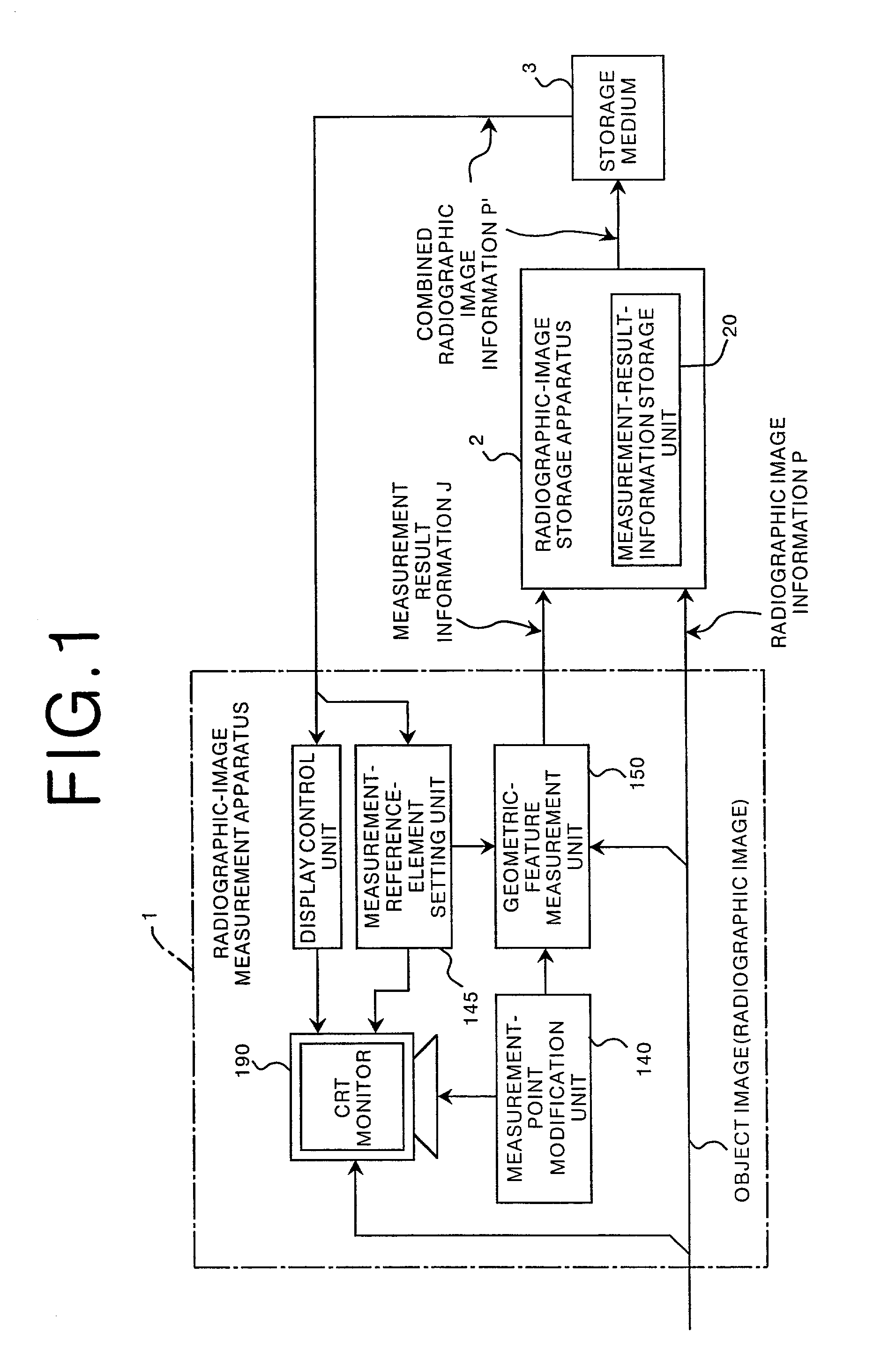 Apparatus for automatically setting measurement reference element and measuring geometric feature of image