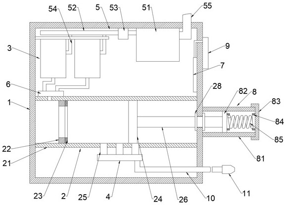 A pulse type high flow injection device