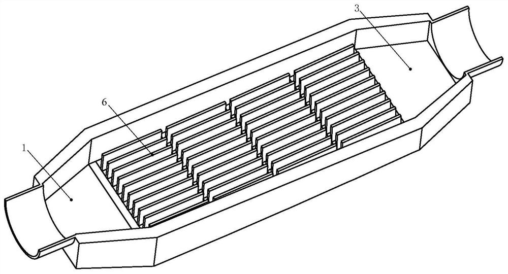 A partition tapered automobile exhaust air temperature difference generator and its tapering angle determination method