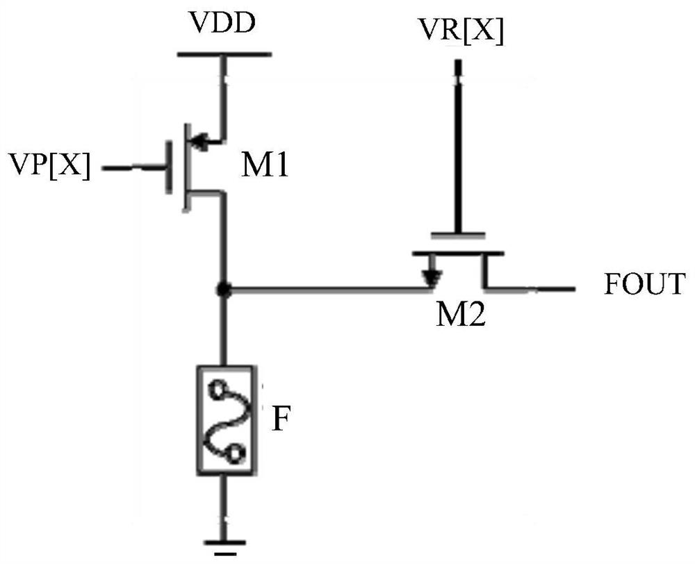 A kind of efuse storage circuit