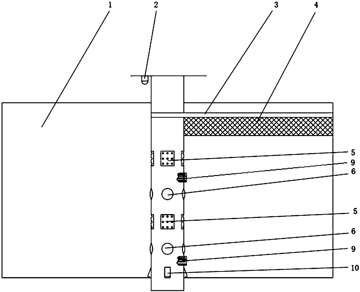 Central multi-functional centralized management platform for large-scale culture pond