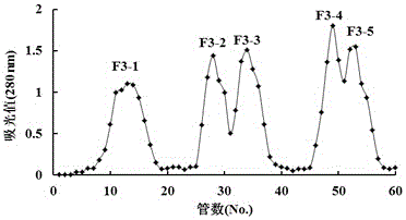 A large yellow croaker fish bone collagen peptide and its preparation method and application