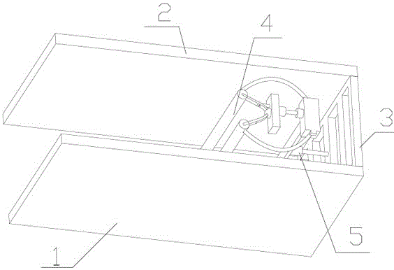 A kind of elevator floor door structure