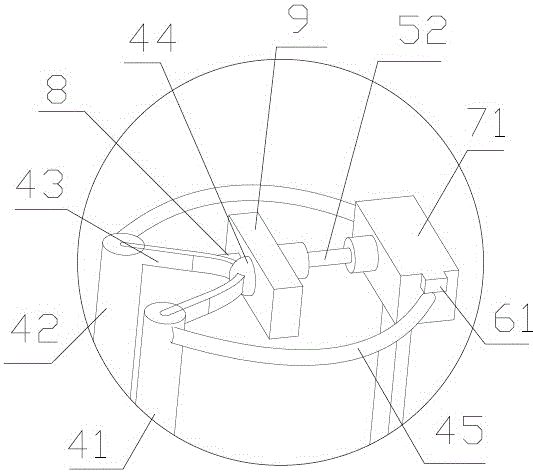 A kind of elevator floor door structure