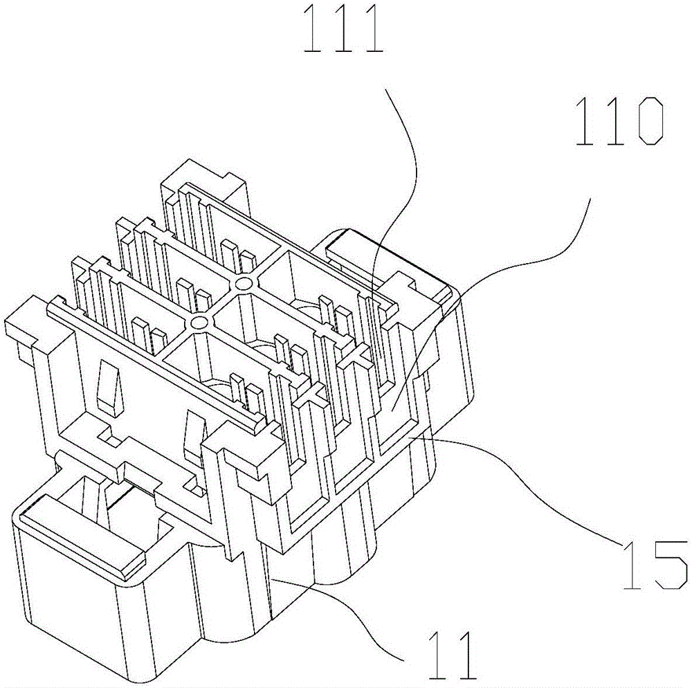 Embedded type rapid wiring structure