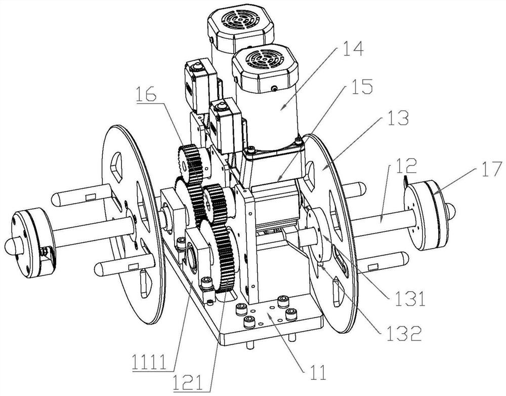 Double-line discharging equipment for high-density integrated circuit lead frame