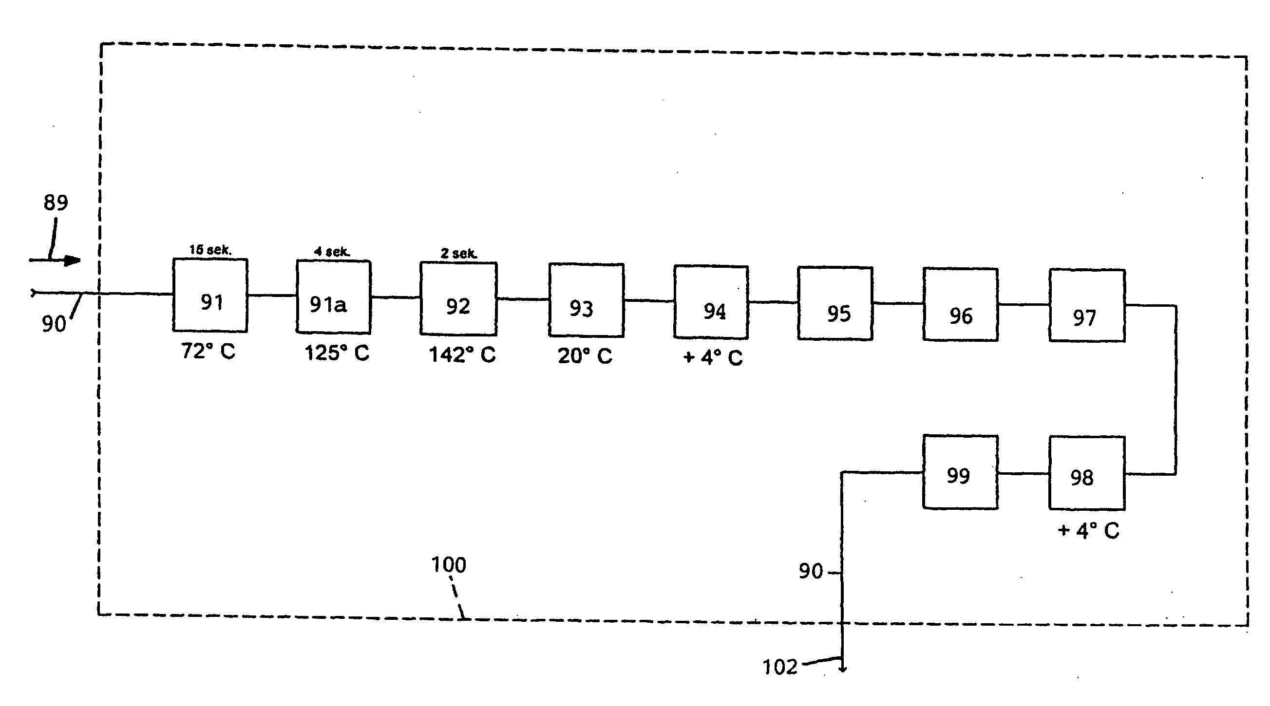 Method and device for treating eggs in shells