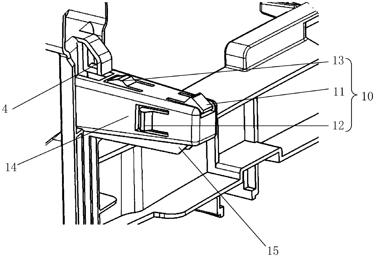 Front bumper assembly supporting structure