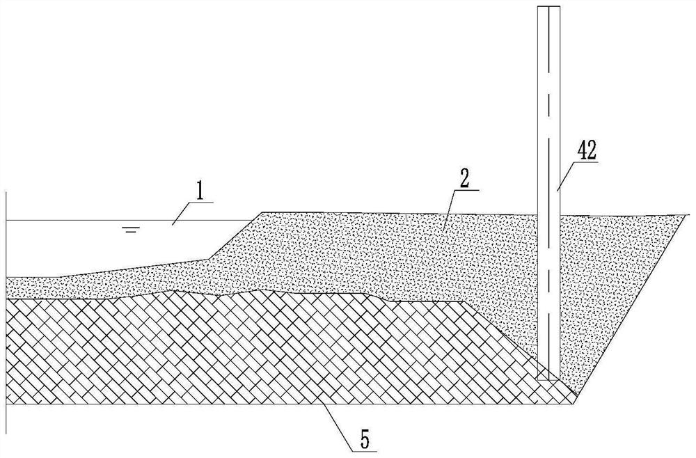 Construction method suitable for mountain river rock stratum surface bridge foundation