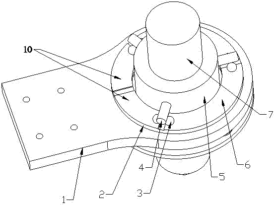 Plasma cutting torch protection and collision detection device of numerically controlled plasma cutting machine