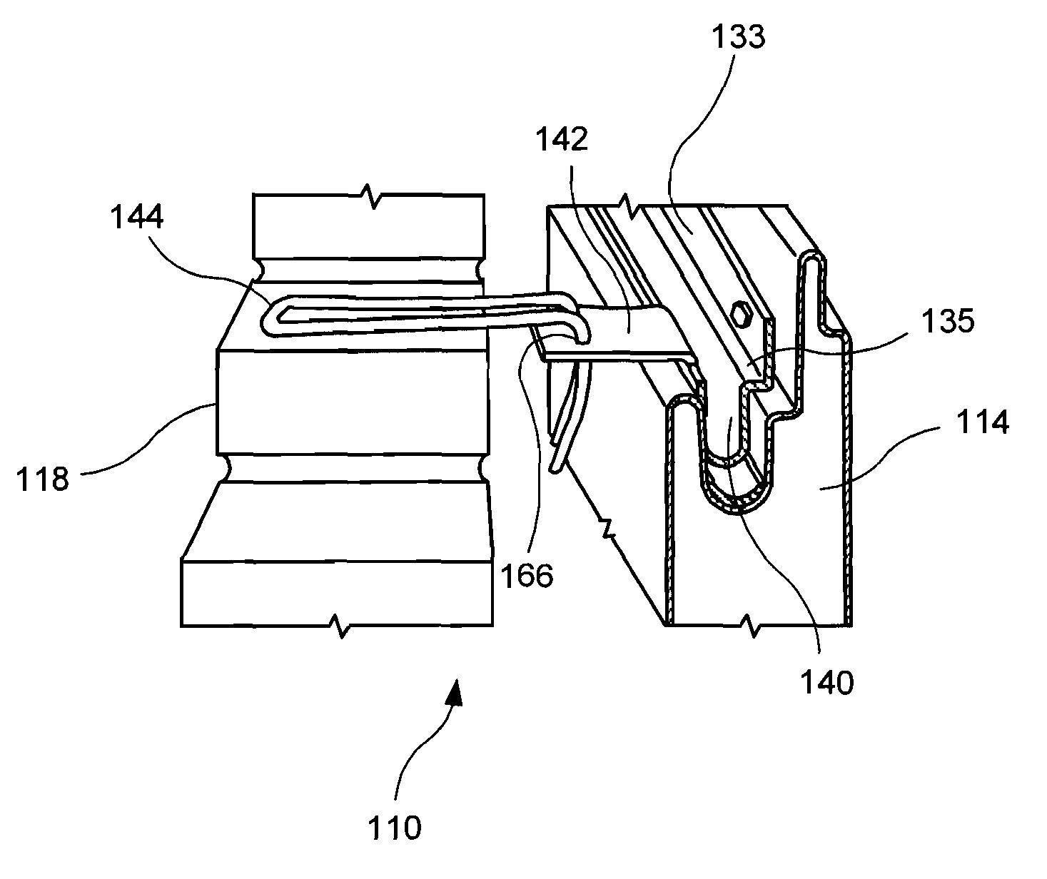 Anchor system for composite panel